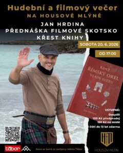 Jan Hrdina Přednáška filmové Skotsko + křest knihy